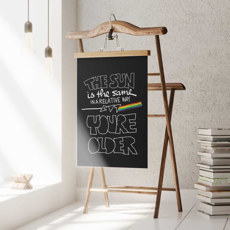 Pink Floyd Poster - The Sun Is The Same In A Relative Way