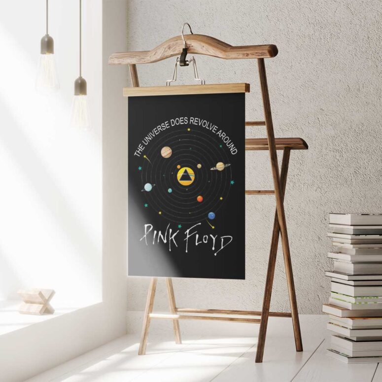 Pink Floyd Poster - The Universe does Revolve Around