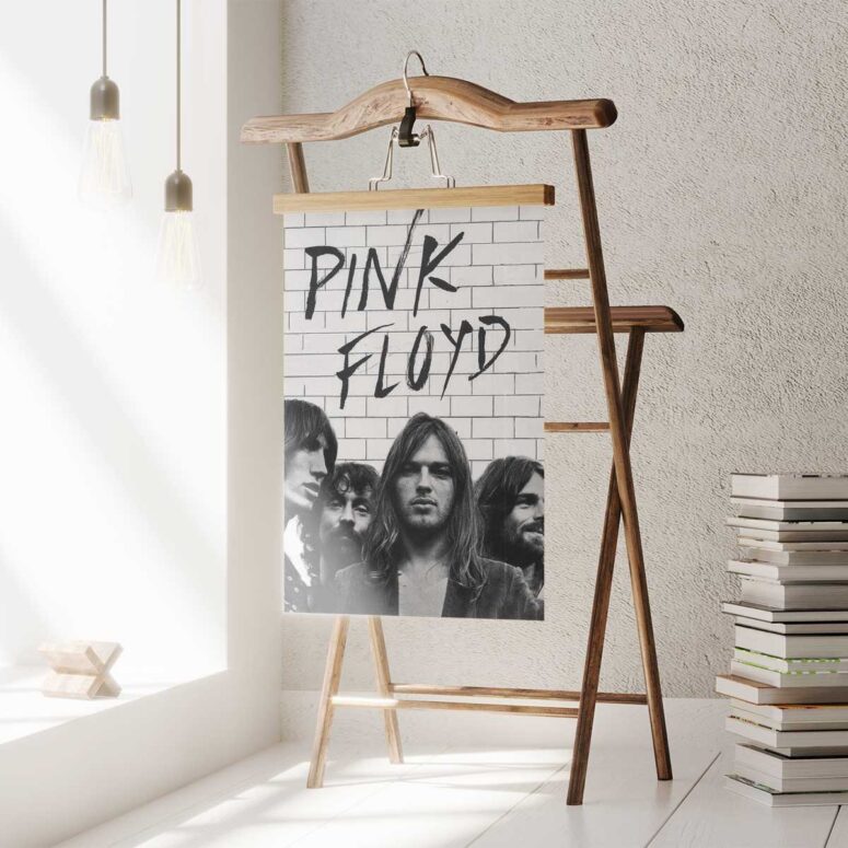 Pink Floyd Poster - The Wall Full Sign Black and White Pink Floyd Poster - The Wall Full Sign Black and White