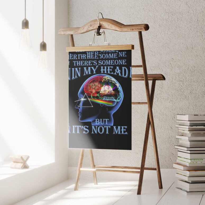 Pink Floyd Poster - There's Someone in My Head But It's Not Me Pink Floyd Poster - There's Someone in My Head But It's Not Me