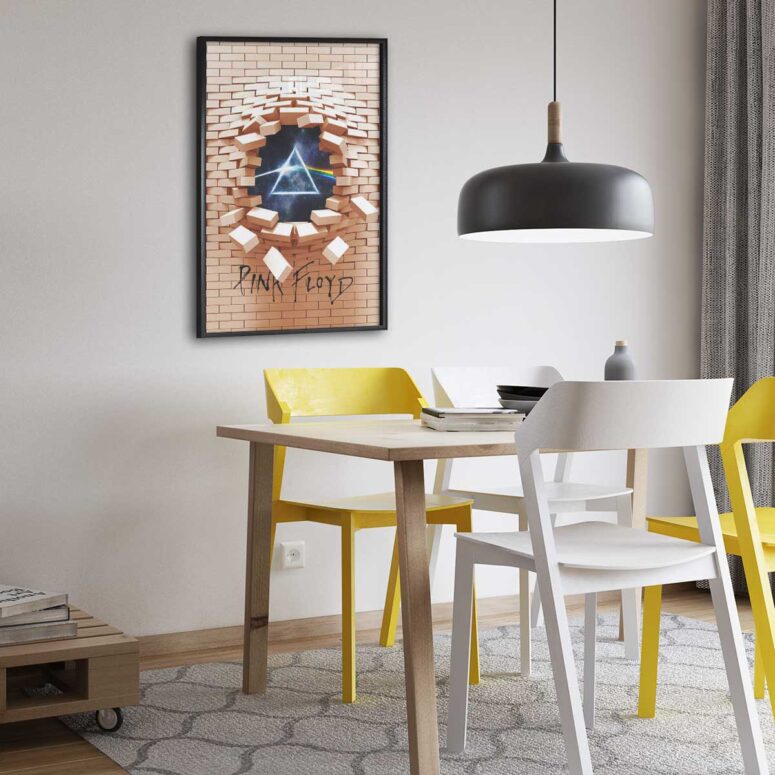 Pink Floyd Poster - 3D Pink Floyd The Wall Pink Floyd Poster - 3D Pink Floyd The Wall
