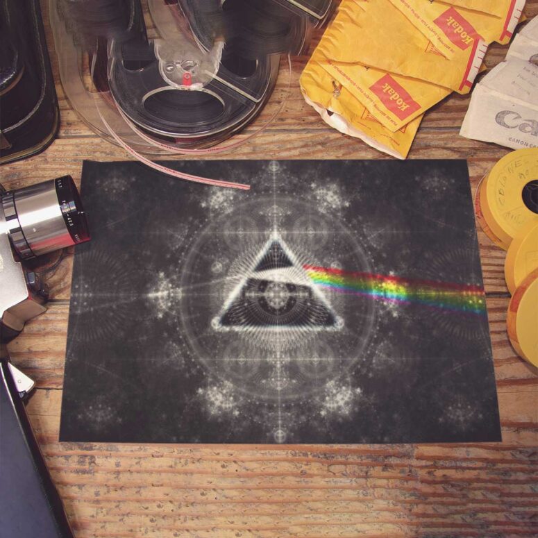 Pink Floyd Poster - Dark Side Of The Moon Psychedelic Art