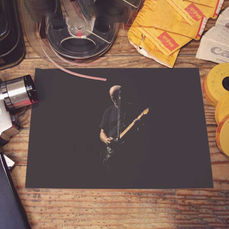 Pink Floyd Poster - David Gilmour In The Dark