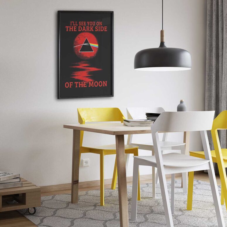 Pink Floyd Poster - I'll see you on the dark side