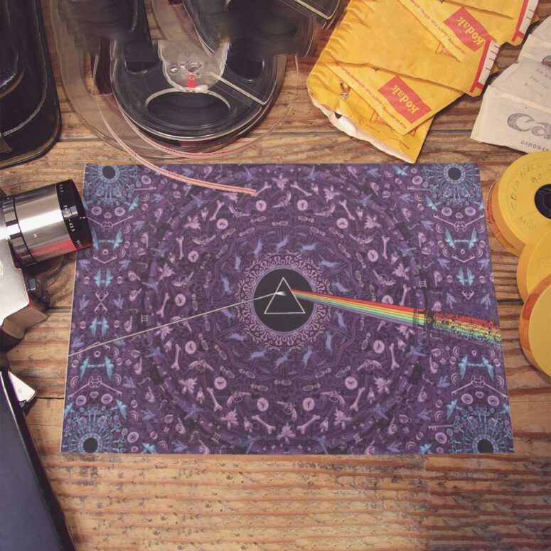 Pink Floyd Poster - Dark Side of the Moon Album Psychedelic Pink Floyd Poster - Dark Side of the Moon Album Psychedelic