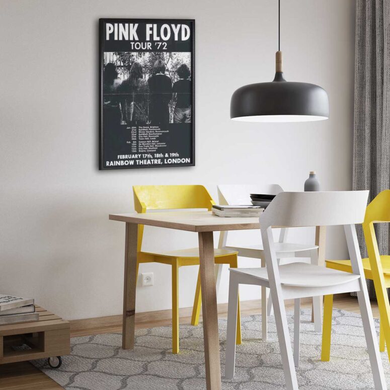 Pink Floyd Poster - UK Concert Tour 72 Pink Floyd Poster - UK Concert Tour 72