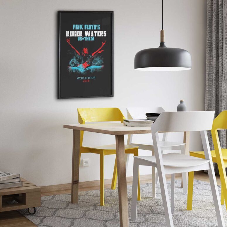 Pink Floyd Poster - Roger Waters US x Them World Tour 2018 Pink Floyd Poster - Roger Waters US x Them World Tour 2018