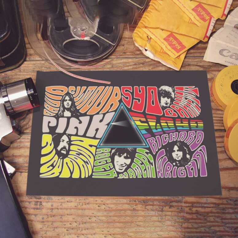 Pink Floyd Poster - Member Art Full Color Pink Floyd Poster - Member Art Full Color