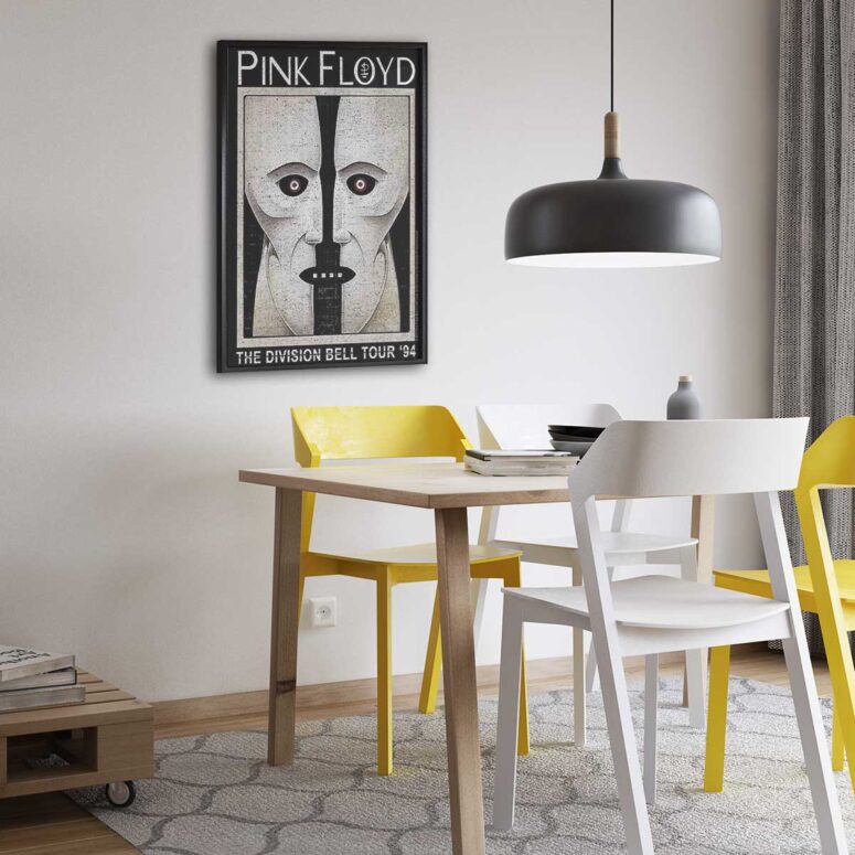 Pink Floyd Poster - Popfunk Division Bell 1994 Album Tour Pink Floyd Poster - Popfunk Division Bell 1994 Album Tour