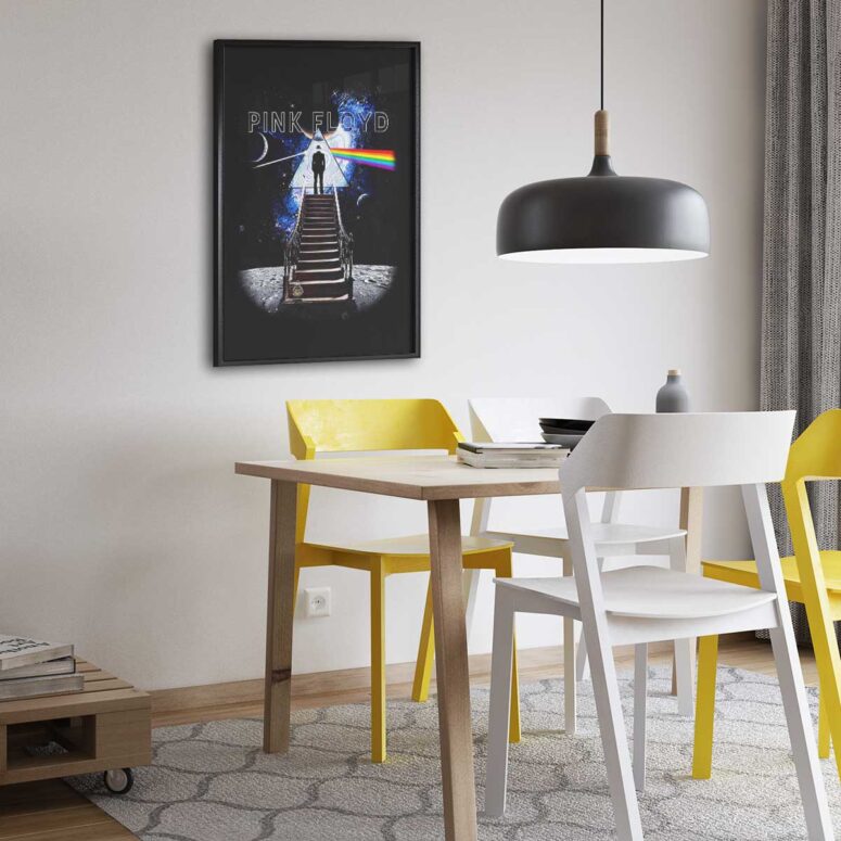 Pink Floyd Poster - Stairway To The Moon Pink Floyd Poster - Stairway To The Moon