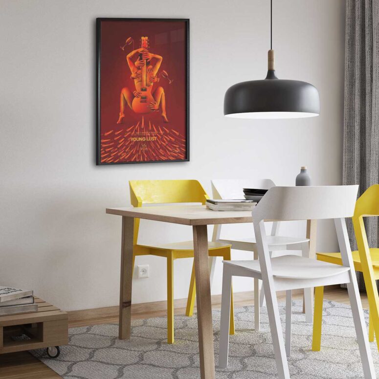 Pink Floyd Poster - Young Lust Fan Art