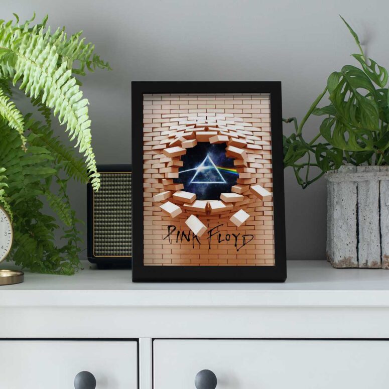 Pink Floyd Poster - 3D Pink Floyd The Wall Pink Floyd Poster - 3D Pink Floyd The Wall