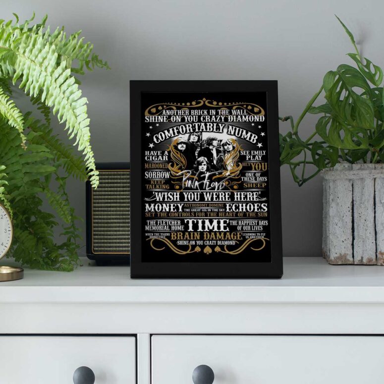 Pink Floyd Poster - All Time Together All Song Music Pink Floyd Poster - All Time Together All Song Music