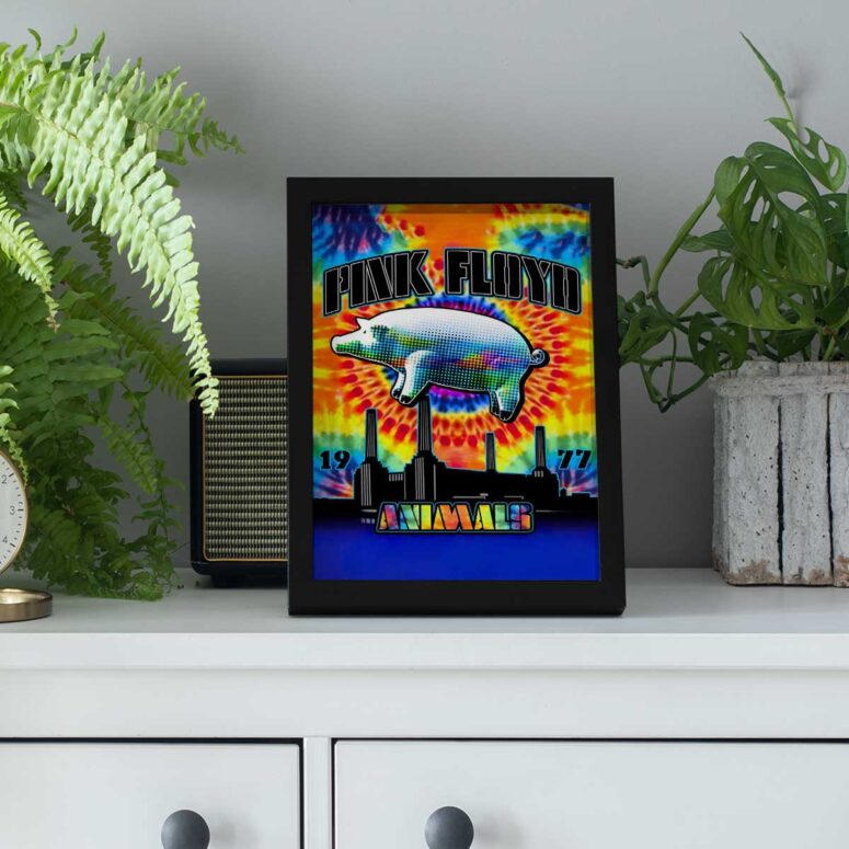 Pink Floyd Poster - Animals 1977 TieDye