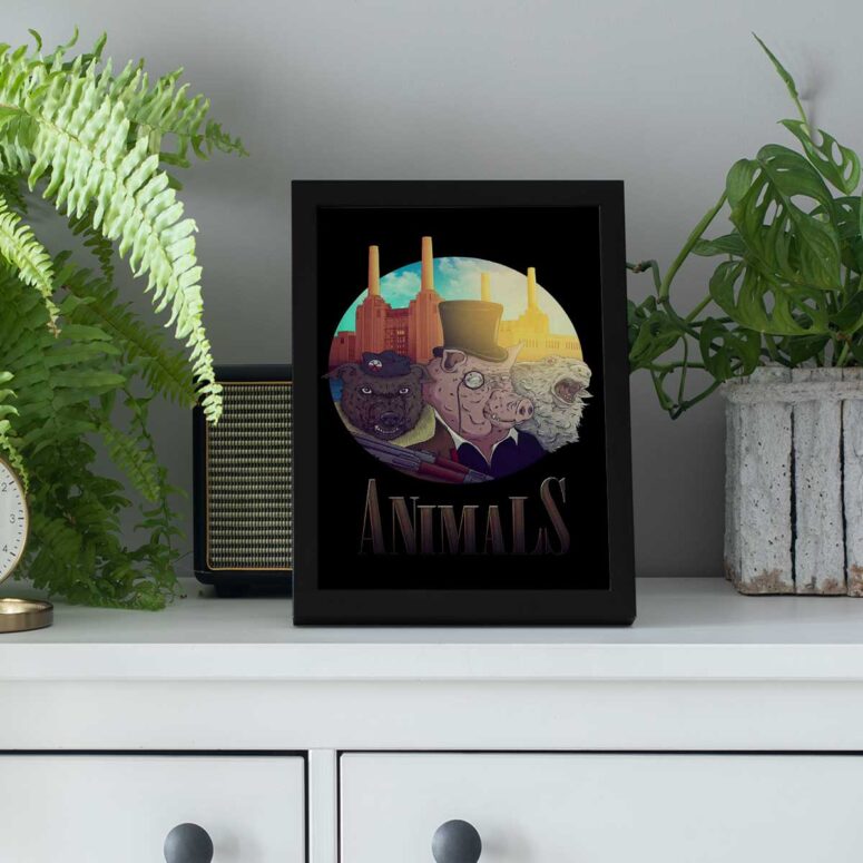 Pink Floyd Poster - Animals Poster Pink Floyd Poster - Animals Poster