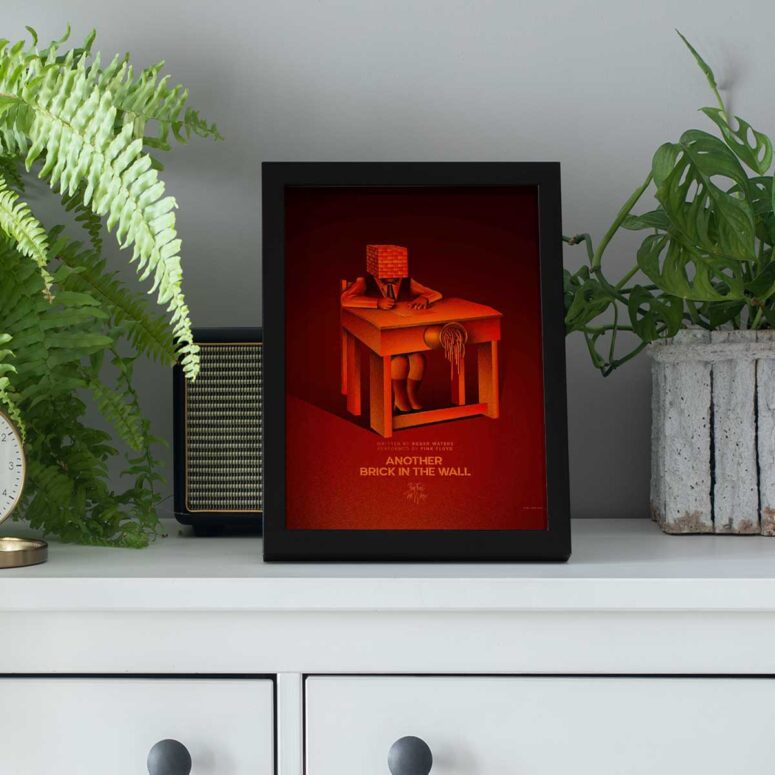Pink Floyd Poster - Another Brick In The Wall Fan Art Pink Floyd Poster - Another Brick In The Wall Fan Art