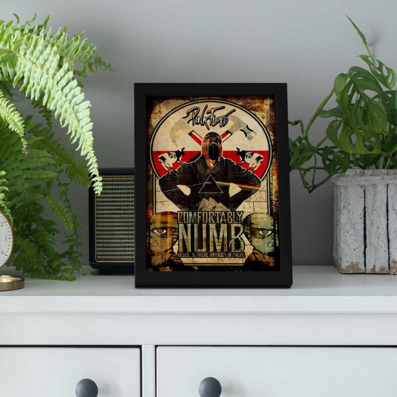 Pink Floyd Poster - Comfortably Numb Hello Is there anybody in there