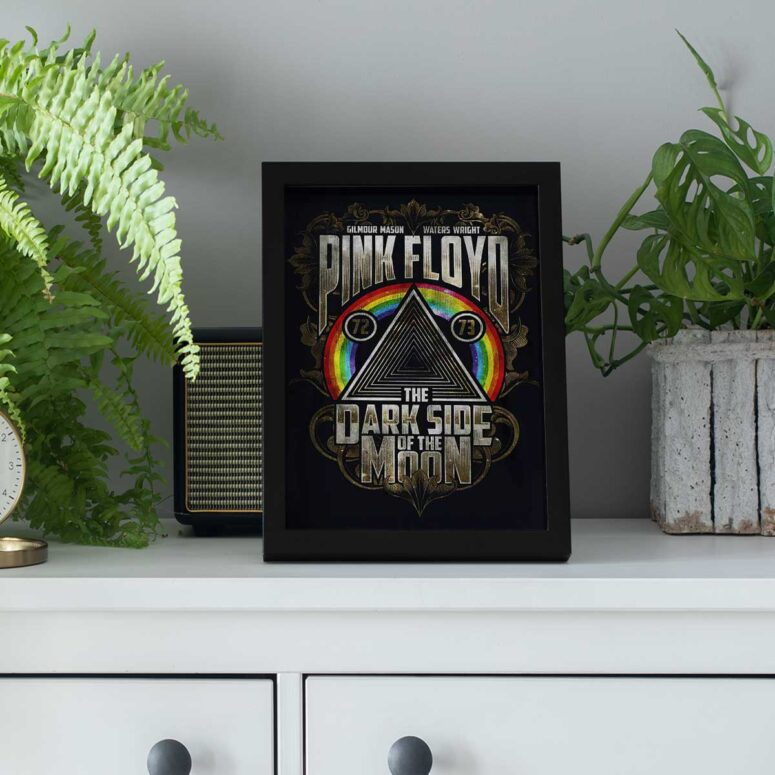 Pink Floyd Poster - Dark Side Of The Moon 1972 1973 Pink Floyd Poster - Dark Side Of The Moon 1972 1973