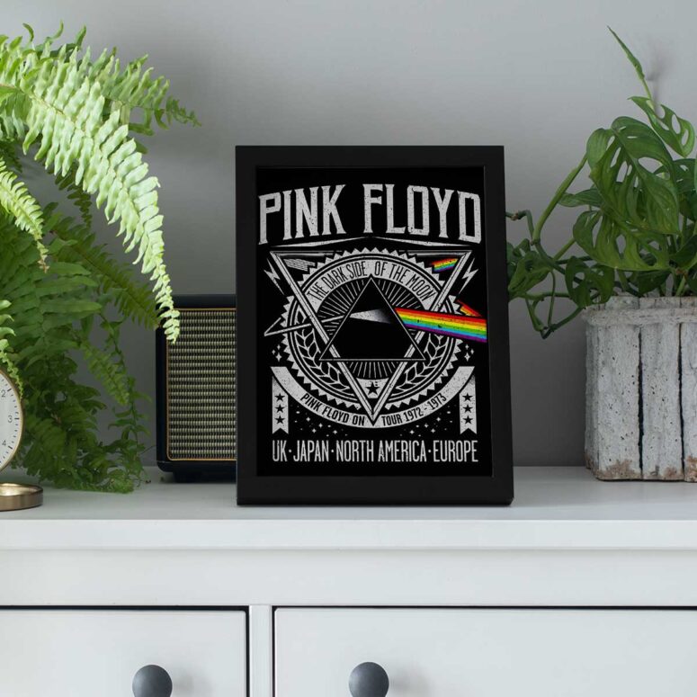 Pink Floyd Poster - Dark Side Of The Moon Tour 1972 EMP Original