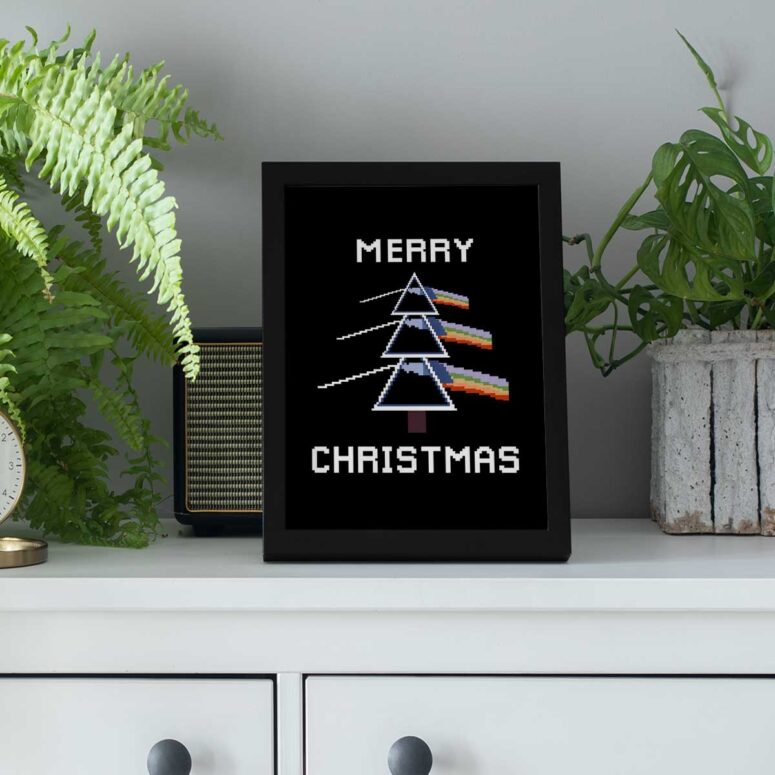 Pink Floyd Poster - Dark Side Of The Moon Xmas Tree Pink Floyd Poster - Dark Side Of The Moon Xmas Tree