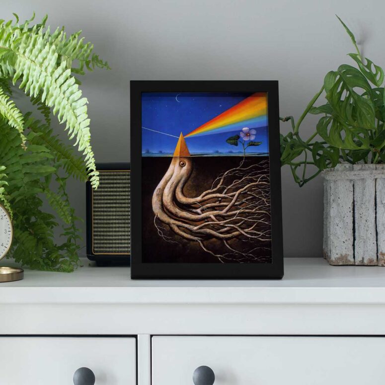 Pink Floyd Poster - Dark Side Of the Root Art