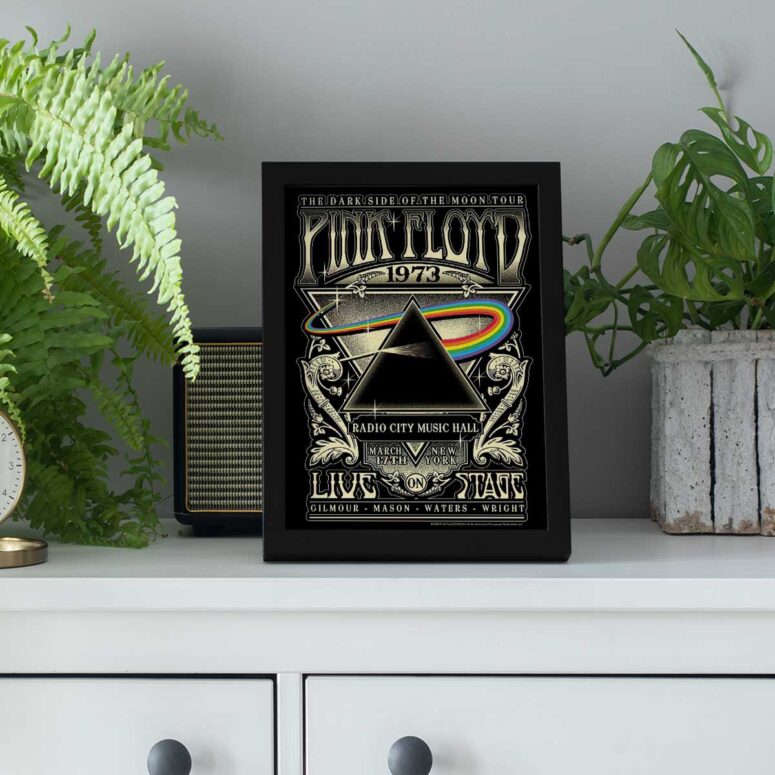 Pink Floyd Poster - Tour 1973 Radio City Music Hall Concert New York Pink Floyd Poster - Tour 1973 Radio City Music Hall Concert New York