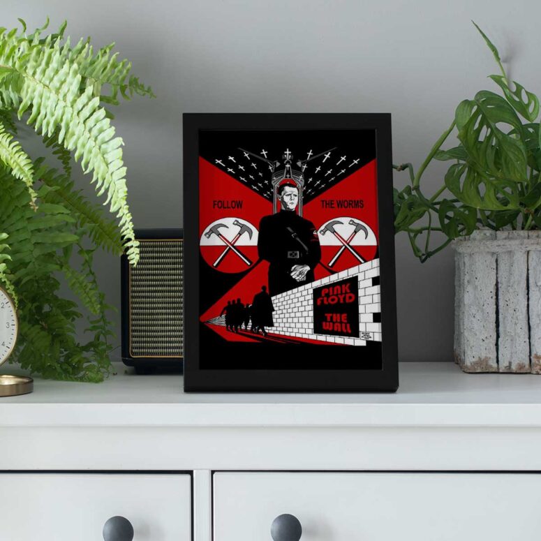 Pink Floyd Poster - Follow The Worms The Wall
