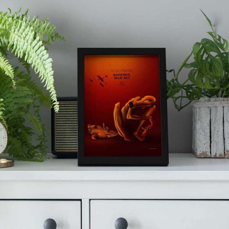 Pink Floyd Poster - Goodbye Blue Sky Fan Art