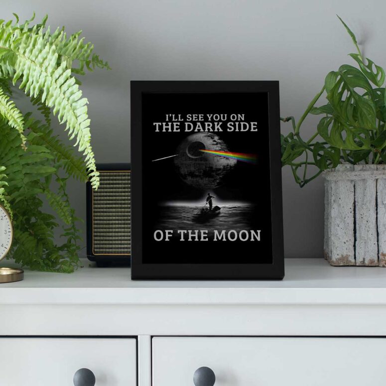 Pink Floyd Poster - I'll see you on the dark side of the moon