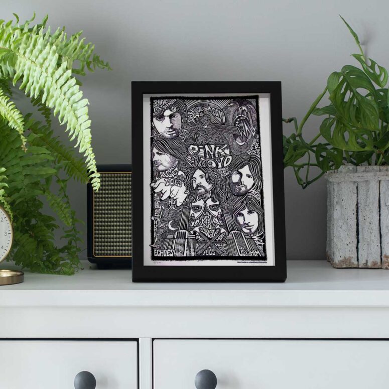 Pink Floyd Poster - Hand Draw Art