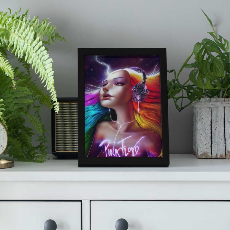Pink Floyd Poster - Lady Art