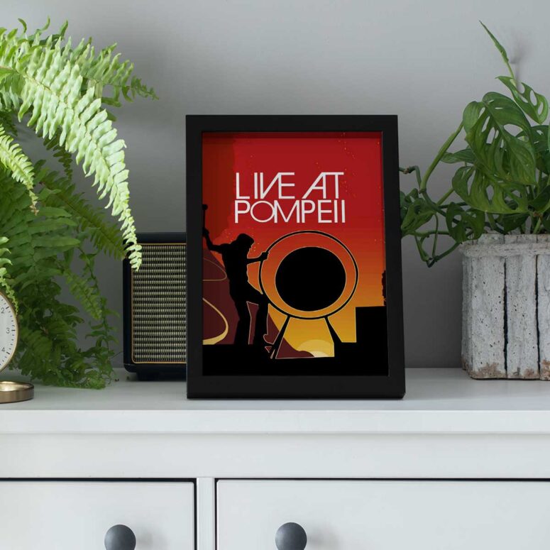 Pink Floyd Live At Pompeii Poster