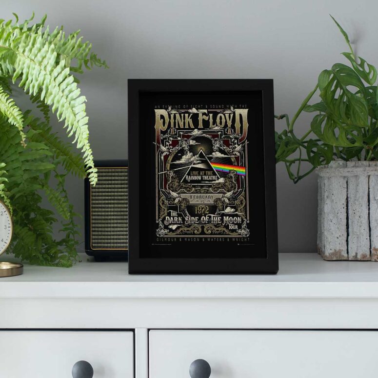 Pink Floyd Poster - Live At Rainbow Theatre 1972 Pink Floyd TDSOTM Tour Pink Floyd Poster - Live At Rainbow Theatre 1972 Pink Floyd TDSOTM Tour