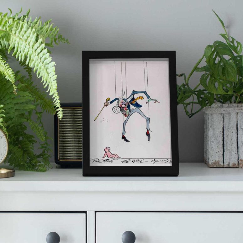 Pink Floyd Poster - The Wall The Teacher and Pink Pink Floyd Poster - The Wall The Teacher and Pink