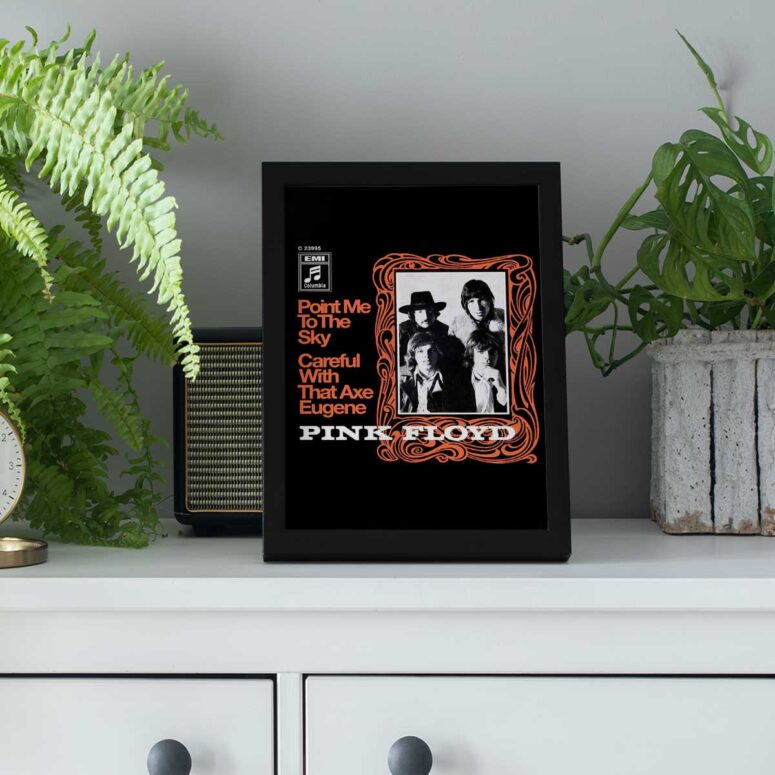 Pink Floyd Poster - Point Me at the Sky Careful With That Axe Eugene Single