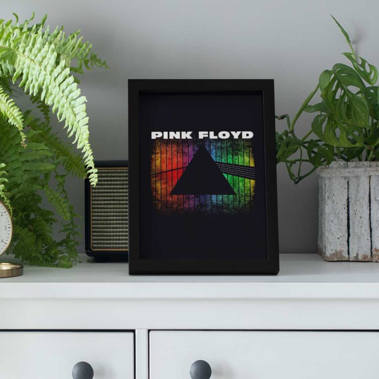 Pink Floyd Poster - Dark Side Of The Moon Prism Rainbow Gradient Pink Floyd Poster - Dark Side Of The Moon Prism Rainbow Gradient