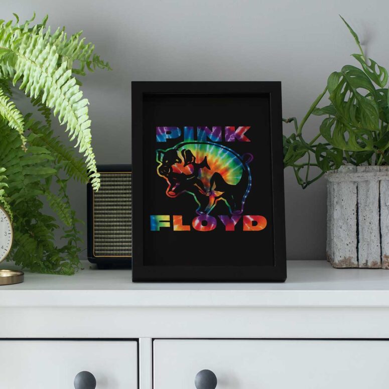 Pink Floyd Poster - Psychedelic Animals Pig Pink Floyd Poster - Psychedelic Animals Pig
