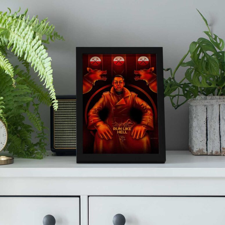 Pink Floyd Poster - Run Like Hell Fan Art