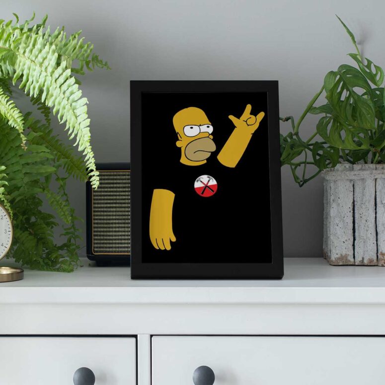 Pink Floyd Poster - Simpson x The Wall Pink Floyd Poster - Simpson x The Wall