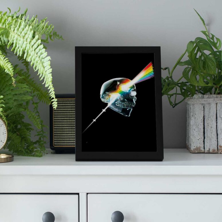 Pink Floyd Poster - Skull DSOTM Art Pink Floyd Poster - Skull DSOTM Art