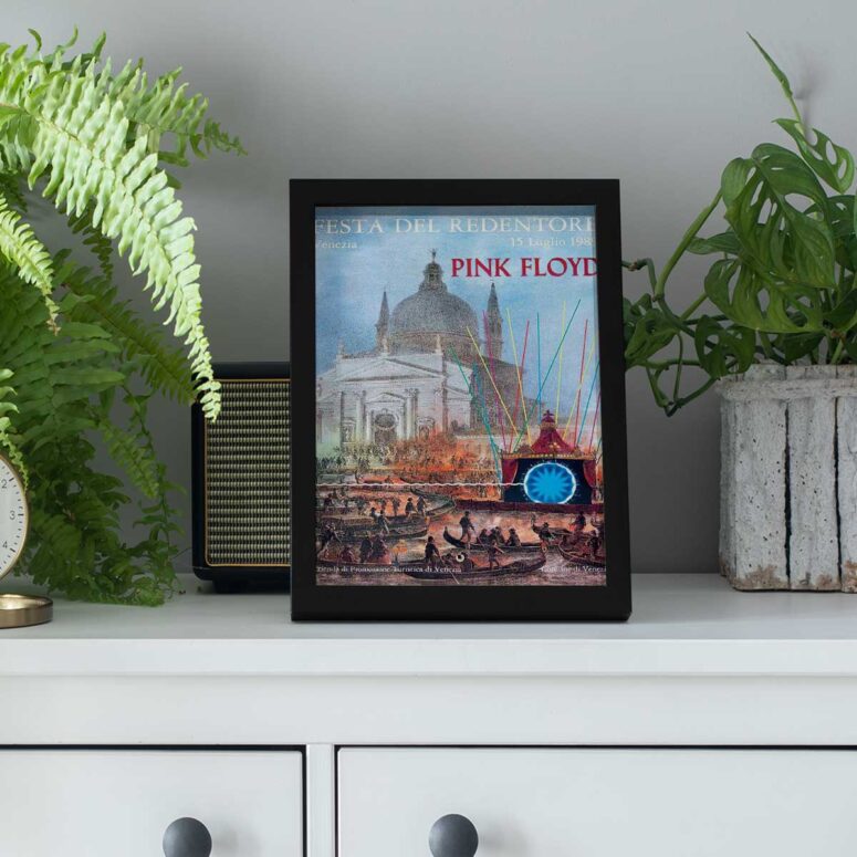 Pink Floyd Poster - The Later Years Venezia Festa Del Redentore Glass