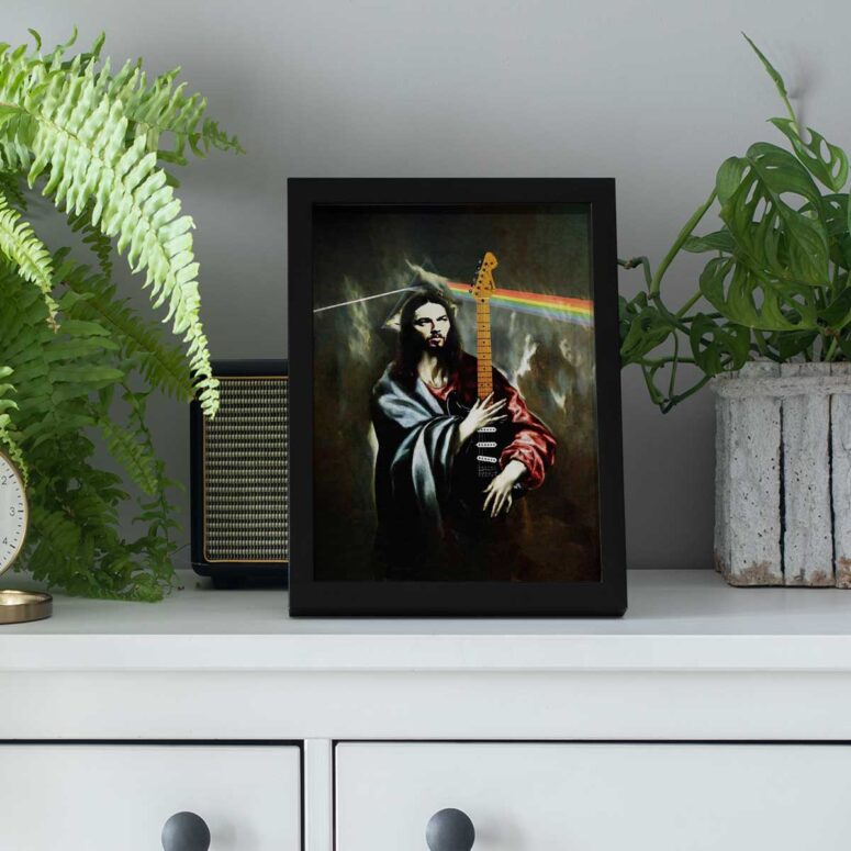 Pink Floyd Poster - The Prophecy Of Prog David Gilmour Jesus