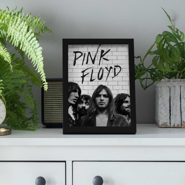 Pink Floyd Poster - The Wall Full Sign Black and White Pink Floyd Poster - The Wall Full Sign Black and White