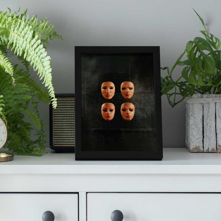 Pink Floyd Poster - The Wall Live Masks Album Cover 2000 Pink Floyd Poster - The Wall Live Masks Album Cover 2000