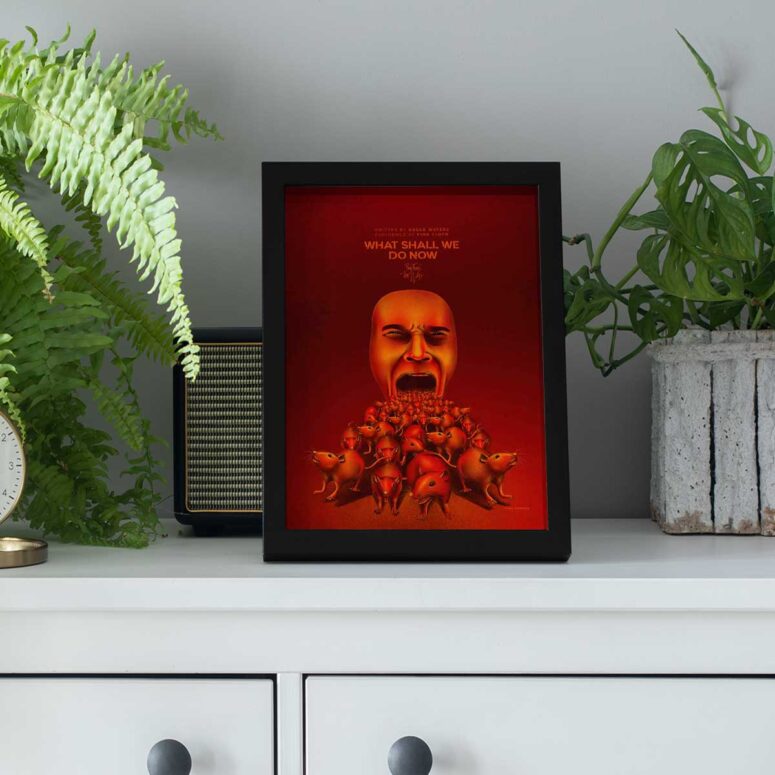 Pink Floyd Poster - What Shall We Do Now Fan Art Pink Floyd Poster - What Shall We Do Now Fan Art