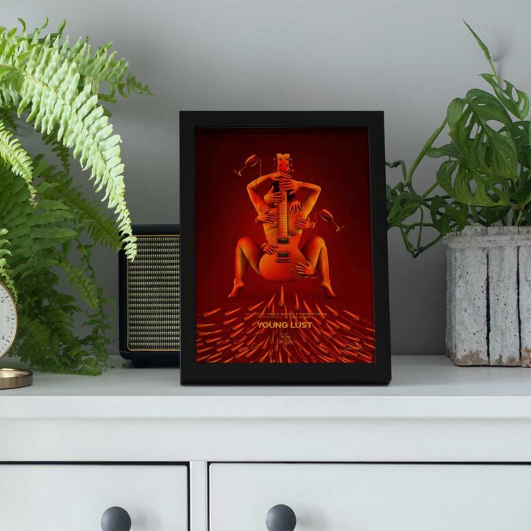 Pink Floyd Poster - Young Lust Fan Art