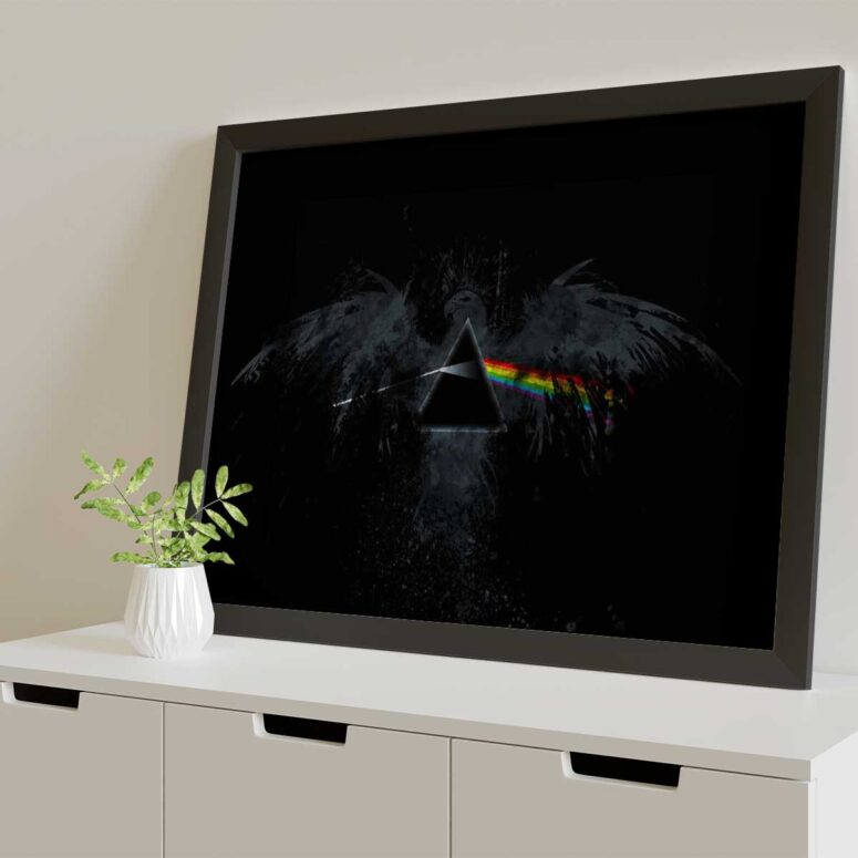 Pink Floyd Poster - Dark Side Of The Moon Eagle Art