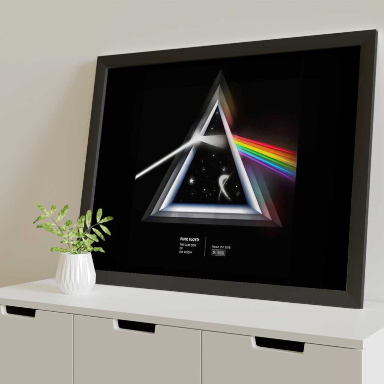 Pink Floyd Poster - Dark Side Of The Moon Fanart 2018