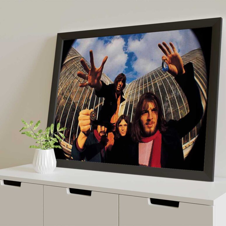 Pink Floyd Poster - Fish Eye Photo Of Pink Floyd Poster - Fish Eye Photo Of