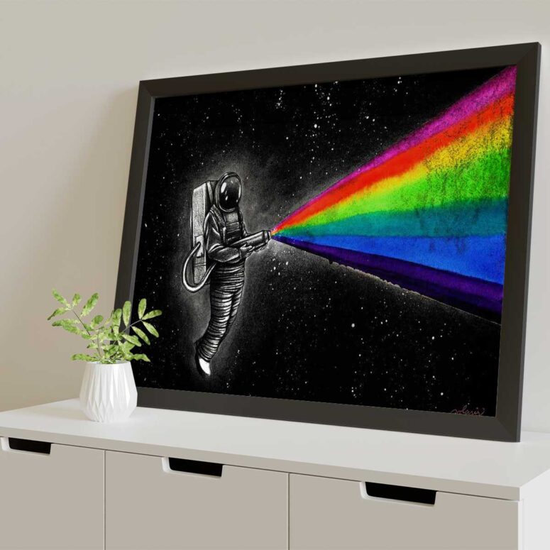 Pink Floyd Poster - Just Remember To Fall in Love Pink Floyd Poster - Just Remember To Fall in Love